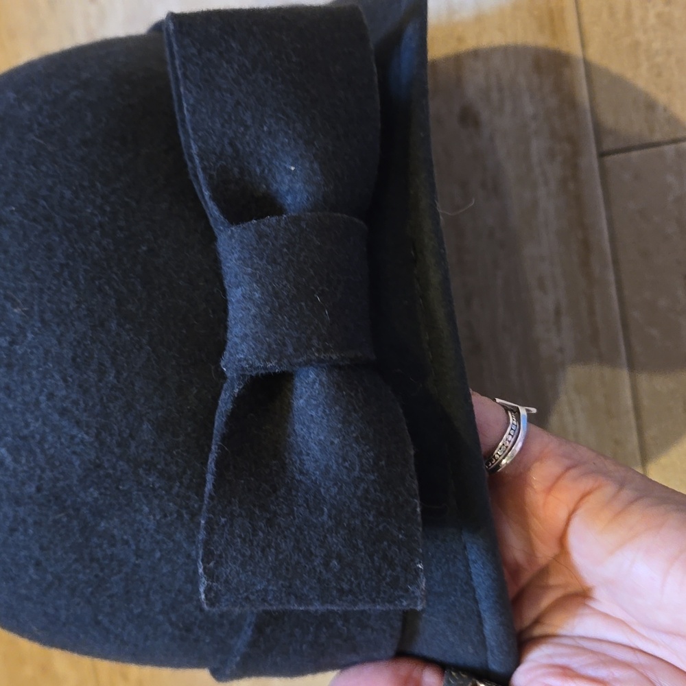 Soprattutto Cappelli 100% Charcoal Gray Woolfelt Stylish Hat - Picture 2 of 7